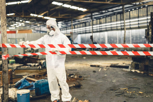 Professional Infectious Disease Decontamination technician working in Newcastle, WA